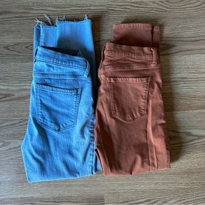 A.N.A. High Rise Skinny Ankle Jeans - 2 pair Bundle